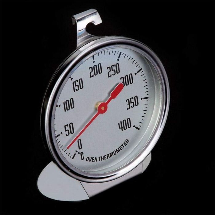 Thermomètre De Four En Acier Inoxydable 0-400°C - Suspendre Ou Poser - Lecture Instantanée