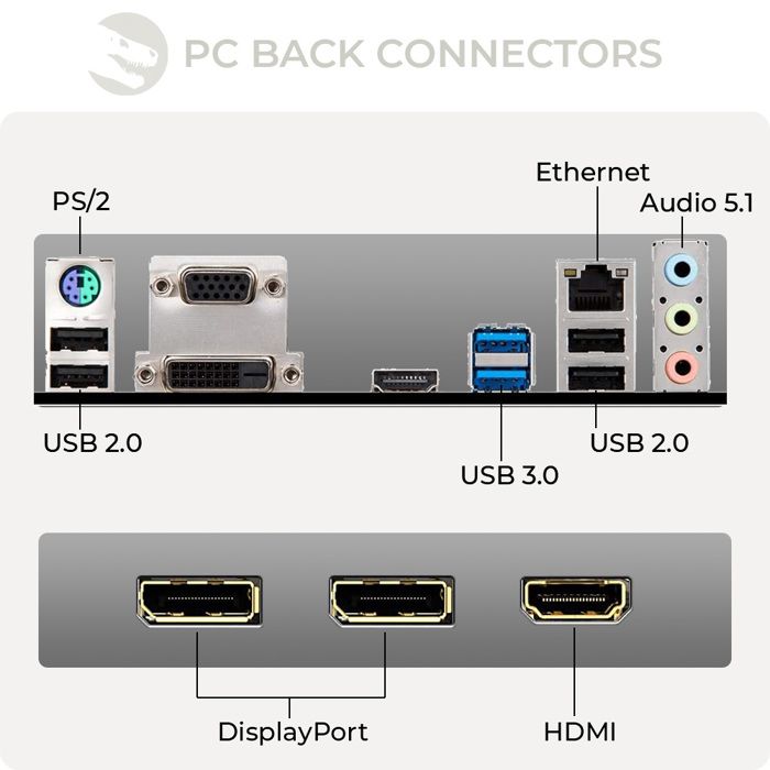PC Gaming, Intel i7, RX 570, 250Go SSD NVMe M.23