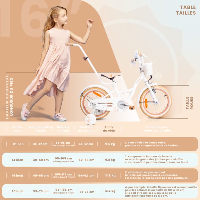 Gibus Velo 10 Pouces Age K Way Enfants Garçons Velo Enfant Ans