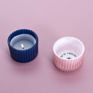 Bougie Artisanale En Forme De Crâne, Cire De Soja, 4 Cm