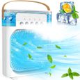 Climatiseur Compact – Silencieux, Personnel, Mini Ventilateur, Voiture Corvina