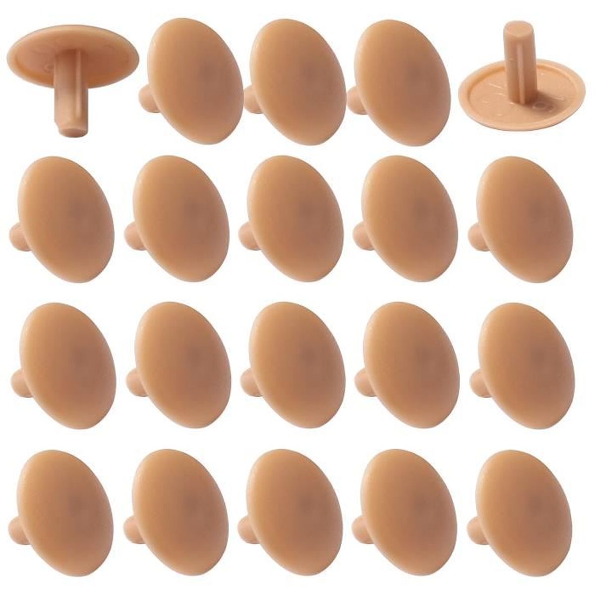 1 CACHE TROU 35mm Plastique Blanc Marron Noir Capuchon Protection Meuble Cuisine EUR 1,00 - FR