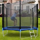 ORYXEARTH Trampoline rond 305 cm pour Enfants Adultes avec filet de sécurité et échelle jouet enfant sport en plein air anti-corrosion