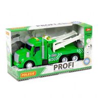 Polesie "Profi", voiture-jouet à évacuateur inertiel (avec lumière et son) (vert) 