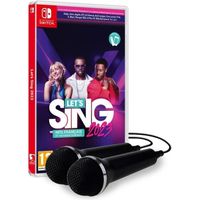 Let's Sing 2023 + 2 Micros - Ravenscourt - Code dans la boîte - Jeu Musical - Nintendo Switch