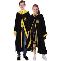 Déguisement Harry Potter Poufsouffle taille L (11-14 ans) en tissu jersey noir pour garçon