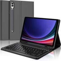 Coque Clavier Pour Samsung Galaxy Tab S9 Fe+-S9+ Plus 12.4" 2023, Azerty Français Clavier Magnétique Détachable Bluetooth Pou[J223]