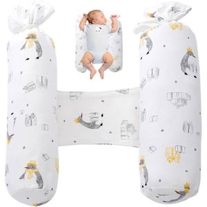 Coussin Anti-reflux Pour Bébé – Grand Format 65 X 30 X 40 Cm, Inclinaison 15°, Confort Digestion Et Sommeil, Housse Lavable