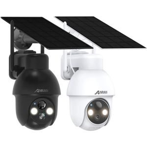 ANRAN Extensible Kit videosurveillance sans fil - 8CH NVR avec 4 caméras Panoramique horizontal motorisée - disque dur de 1 To