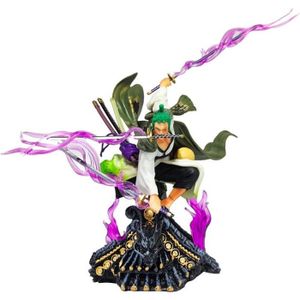 Figurine Miniature OUV4T 40 cm One Piece Zoro Anime Chiffres Wano  Onigashima 9 Épées Style Action Figurine PVC Statue Modèle Collect -  Cdiscount Jeux - Jouets