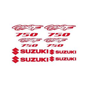 STICKERS Stickers Suzuki GsxF 750 Ref: MOTO-150 Rouge