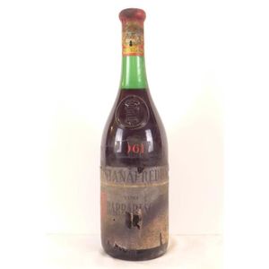 VIN ROUGE barbaresco fontanafreda rouge 1961 - piémont Itali