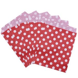 Packitsafe Lot de 1000 sacs à bonbons roses 12,7 x 17,8 cm En papier rayé