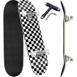 SKATEBOARD - LONGBOARD skateboard complet pour débutants, skateboard en é