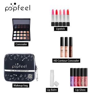 COFFRET CADEAU BEAUTÉ 15 pièces-POPFEEL Kit de maquillage professionnel 