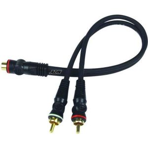 Cables y rca 1 male 2 femelles - Cdiscount