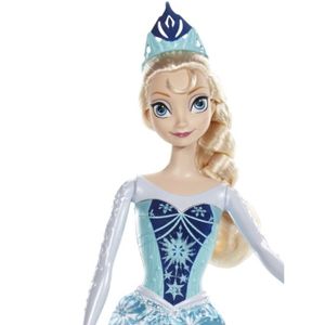 POUPÉE Poupée Mannequin - DISNEY - La Reine des Neiges - Princesse Elsa Couleur Royale - Changement de couleur