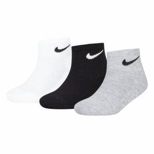 CHAUSSETTES Lot de 3 chaussettes enfant Nike Basic - blanc/gris foncé - 23,5/27
