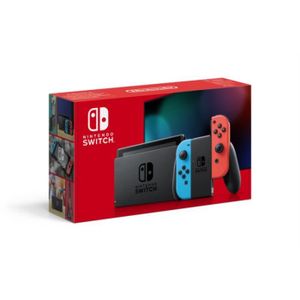 CONSOLE NINTENDO SWITCH Console Nintendo Switch 2019 Bleue / Rouge + Jeu S
