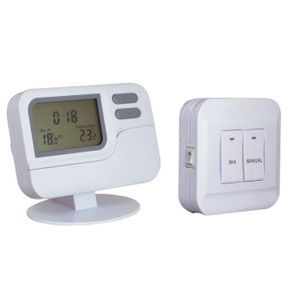 THERMOSTAT D'AMBIANCE Thermostat digital blanc sans fil 42 programmes-se