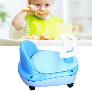 ASSISE BAIN BÉBÉ ZERONE Chaise de bain pour bébé portable en plastique Bleu