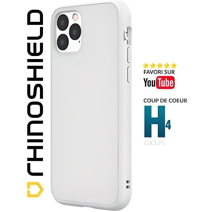 Coque Solid Suit Rhinoshield Blanc pour iPhone 13 - Cdiscount Téléphonie