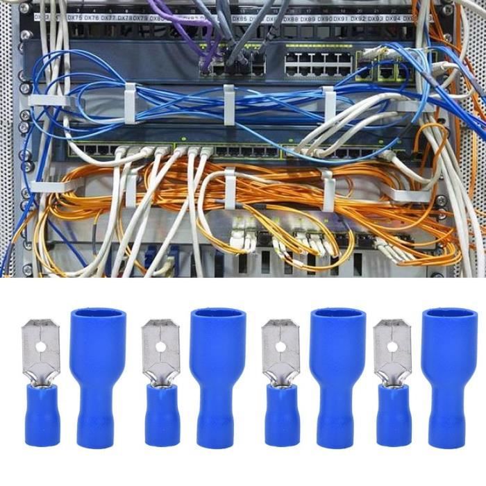 Kit 12 Cosse électrique / Conecteur Mâles / Femmelle - Blanc /// en Stock  sur BIXESS™