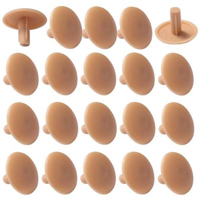 Lot De 10 Cache-écrous De Sécurité Pour Aires De Jeux – Plastique Orange – Protection Enfants Contre Les Boulons – Extérieur