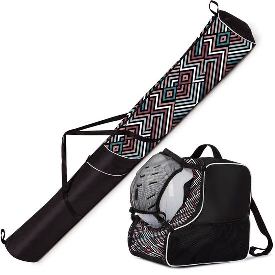 Sac à Ski 2 En 1 – Housse Pour Skis Jusqu'à 175 Cm Sac à Chaussures Ventilé | Idéal Pour Les Vacances Au Ski Et Les Sports D'hiver Sac Porte Ski Sac à Ski 2 En 1 – Housse Pour Skis Jusqu'à 175 Cm Sac à Chaussures Ventilé | Idéal Pour Les Vacances Au Ski Et Les Sports D'hiver Sac Porte Ski