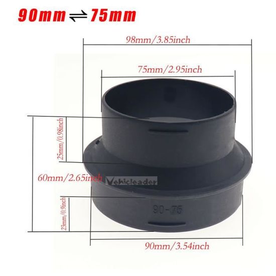 Chauffage De Voiture - Raccord D'échappement De 75 Mm - Pour