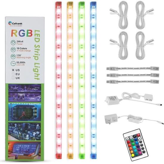 Barre Lumineuse,ERYUE COOLMOON ARGB Bande LED En Forme De Diamant Barre Lumineuse Rvb Magnétique Barre Lumineuse Arc-en-ciel Boîtier PC Avec Effet D 'éclairage De Synchronisation D'en-tête 5V 3Pin ARG
