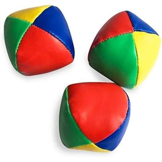 3 Balles à Jongler 5cm - Pour Débutants Et Enfants