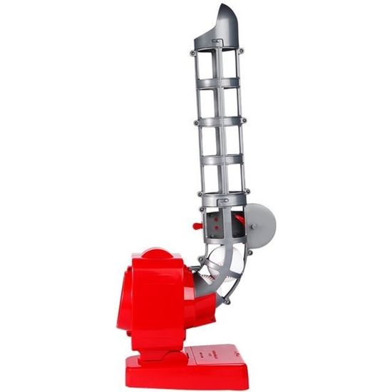 Contenitore Portapalle Baseball Rosso Con Struttura Triangolare - Incluse 5 Palline Fosforescenti Che Si Caricano Al Buio