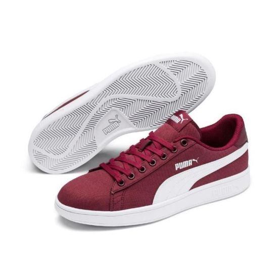 puma smash v2 rouge puma smash v2 rouge