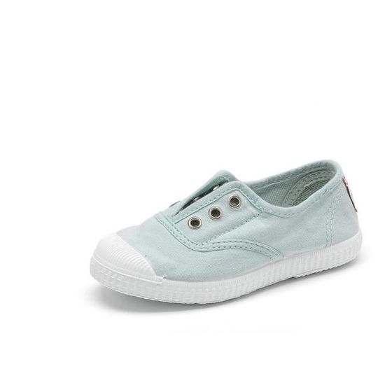 Cienta 51000 Chaussures Bleu Bouton Bébé - Sandales En Coton Premiers Pas Pour Enfants