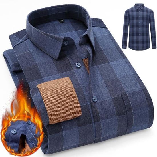 AigleChemise oxford carreaux avec manches longues - Chemise homme