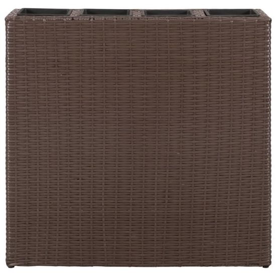 Pots De Fleurs Carrés En Tissu - Lot De 2 Taille S (40x30x20 Cm) - Sacs De Plantation Respirants Pour Balcon, Jardin