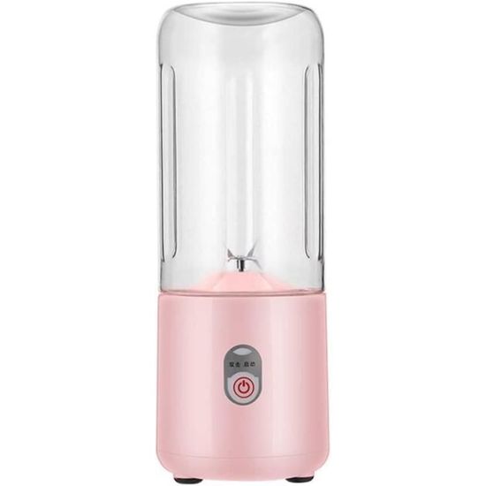 Blender Personnel Rechargeable - Mélangeur Smoothies - 6 Lames Inox - Portable Pour Maison/voyage