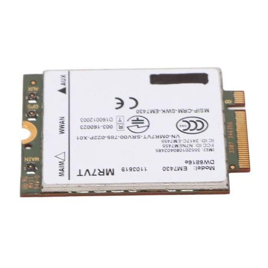 Vvikizy Carte réseau 4G LTE 300Mbps M.2 pour Dell Latitude 7280 7285