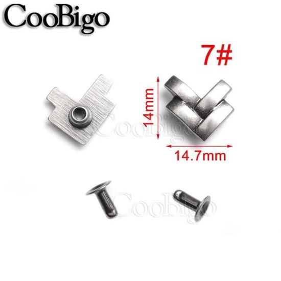 200 Clous Dôme Ronds Argentés 8mm Pour Cuir - Marque FIPUX, Neufs