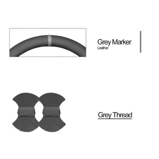 Housse De Volant Alcantara Cousue Main Pour BMW Série 1-8, X3-X7, Z4 - Personnalisable (Couleurs Et Fils) - Kit D'Installation Complet