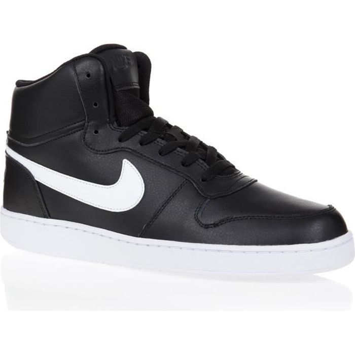 NIKE Baskets Ebernon Mid - Homme - Noir et blanc