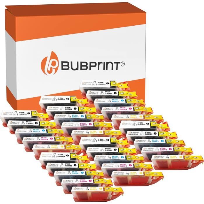 Lot De Cartouches D'encre Compatibles Canon PGI-550 CLI-551 - Pour Imprimantes Pixma Comme MG 7150, Neuf Chine