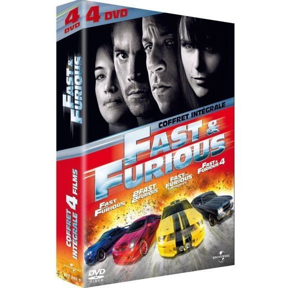 Coffret Fast And Furious 1 à 8 DVD Coffret quadrilogie fast and furious - Cdiscount DVD