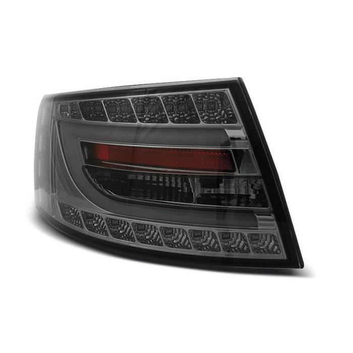 Paire de feux arriere Audi A6 C6 berline 04-08 fume led LTI 7 pins (UC7)