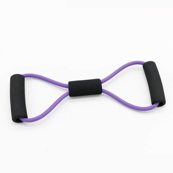 Yoga bandes de résistance en caoutchouc gomme pour équipement de fitness exercice entraînement cor - Modèle: VIOLET - HSJSTLDC06069