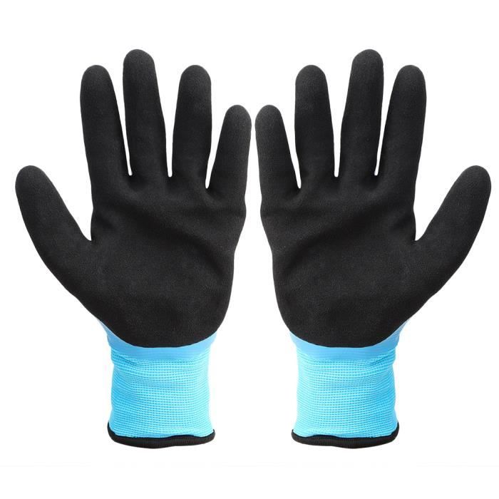 Tbest Gants résistants au froid -30 ℃ Gants de travail gants de protection mains antidérapantes résistantes aux coupures pour