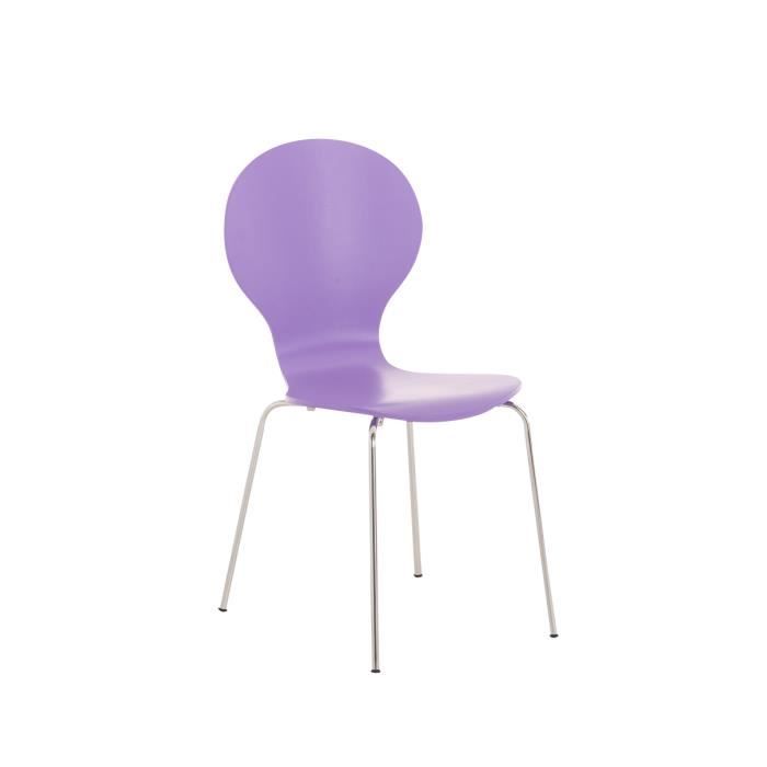 CLP Chaise empilable robuste DIEGO, avec siège en bois, siège sous forme ergonomique, entretien facile, 12 couleurs au choix86 cm...