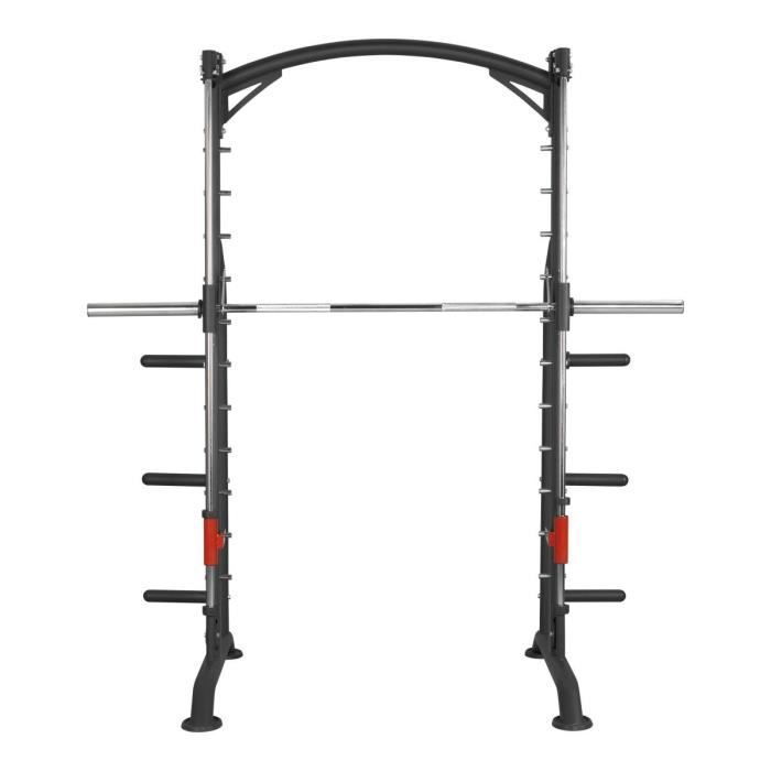 Station Power rack - station de musculation pour squats et développé-couché - Barre guidée