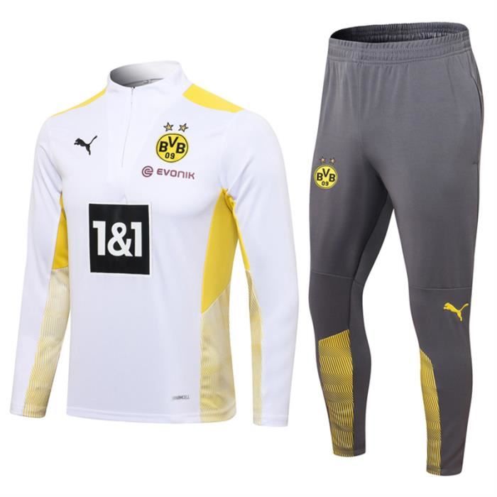 Borussias Dortmunds Survêtement de Foot Homme 2021 2022 Nouveau Maillot de Football Pas Cher Survet Kit